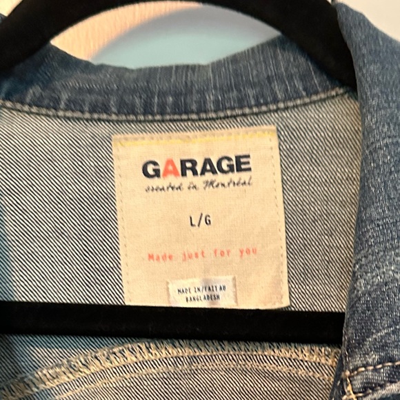 Blue Jean jacket size large - Picture 2 of 5